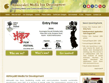 Tablet Screenshot of abhivyakti.org.in